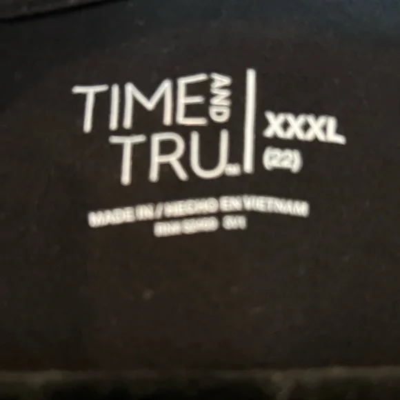 COPY - Time and Tru Black Midi Dress - Picture 3 of 3